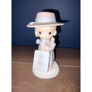 Precious Moments Seek and Ye‎ Shall Find Figurine 1984 Enesco E-0005 Dove Mark